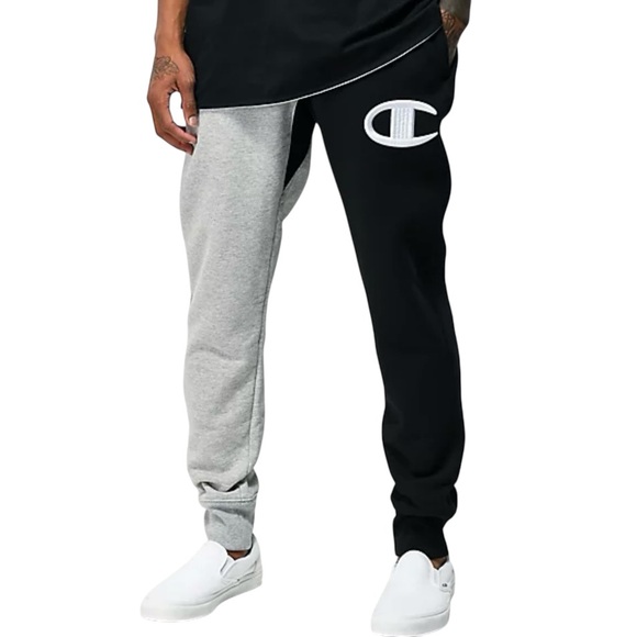 Champion Reverse Weave Colorblock Heavyweight Jogger Sweatpants L - Picture 1 of 10